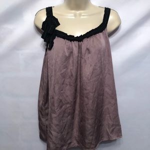 Ann Taylor ‘The LOFT’ Mauve chain strap Blouse